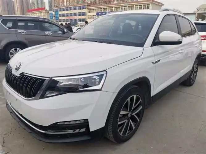 兰州2019年1月斯柯达柯米克2018款15l手动标准版国vi白色手动挡