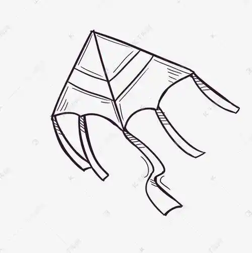 风筝简笔画 风筝简笔画 儿童画