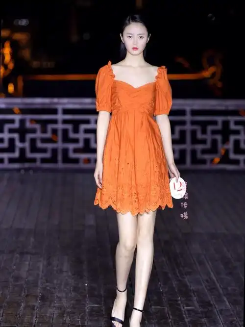 身高177cm模特杨文慧参加模特大赛