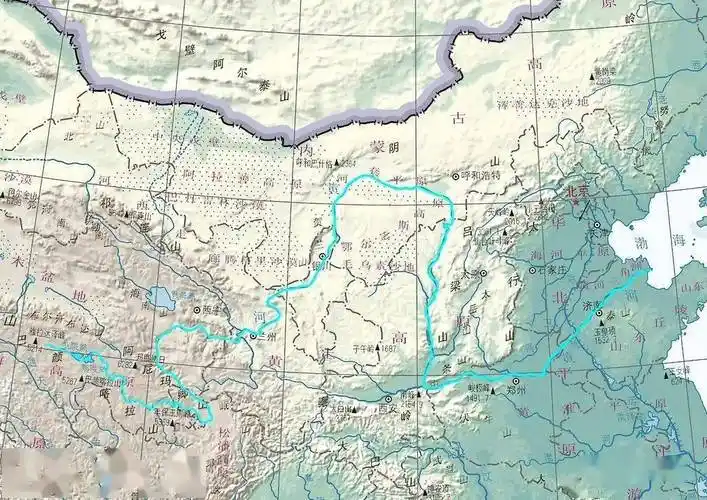 从黄河流域的地理结构来看,从兰州到西安之间,有秦岭,六盘山和黄土