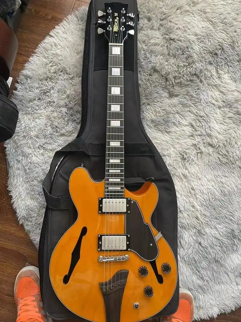 4800元出一把fred king jazz电吉他,英国名牌 - 抖音
