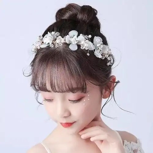 儿童花环头饰女童发夹小女孩发箍公主森女系韩国花头花演出发带 me-23