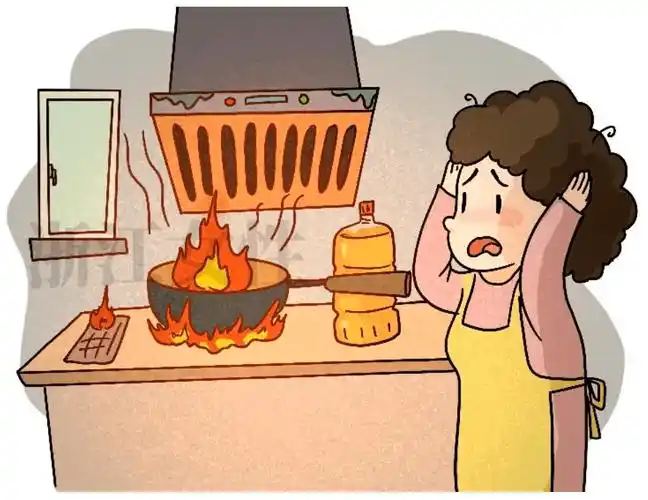 用火不离人用火不离人;厨房是家庭用火最多的地方,清理厨房的重点是让