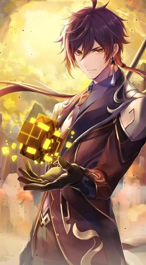 美图搬运原神角色图钟离