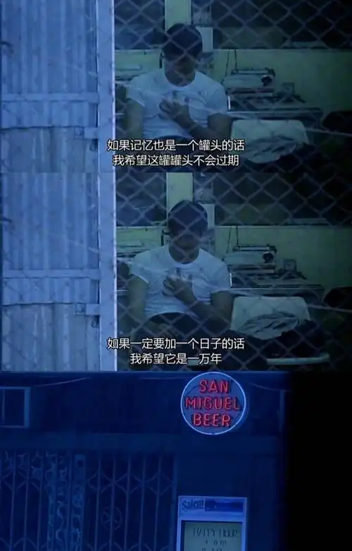 重庆森林台词截图合集你会不会要过期的凤梨罐头和秋刀鱼