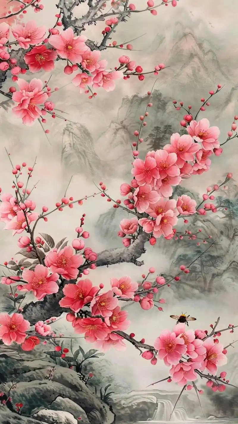 招桃花专用高清壁纸#国风古韵 #桃花 #桃花运 #国学文化  - 抖音