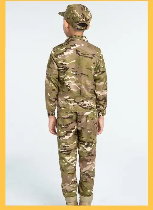 儿童军人套装特种兵儿童迷彩服男女学生军装幼儿园夏令营拓展军训服装