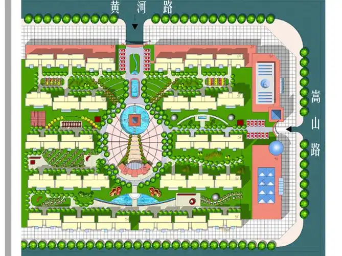 小区详细规划平面图