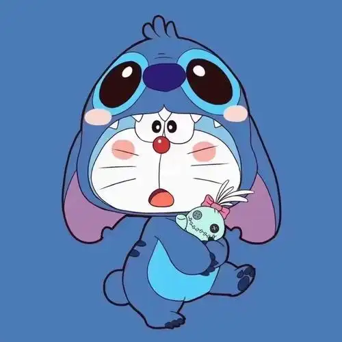 其他颜色也可以私我哦#情侣头像  # #duo 62la#动漫情头  #哆啦a梦