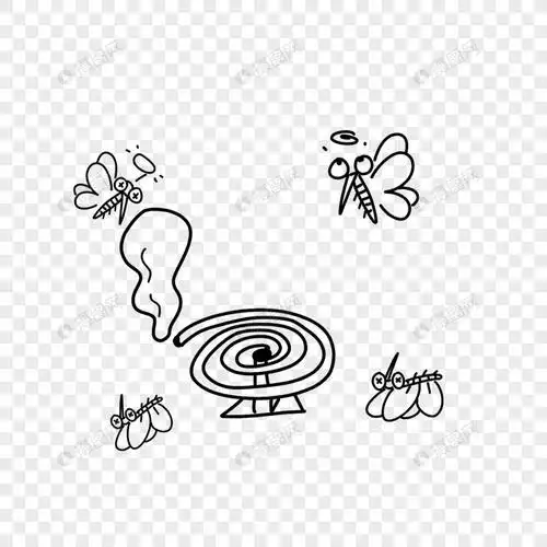 夏季蚊香简笔画