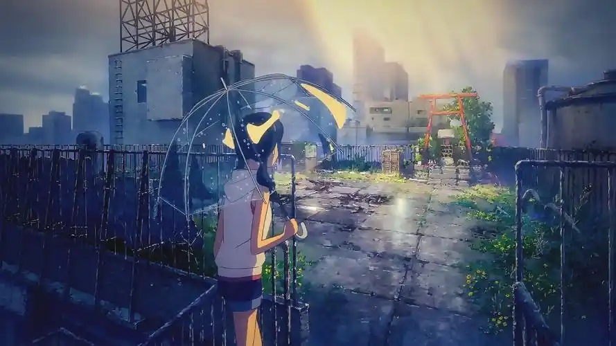 天气之子动漫插画高清桌面壁纸高清大图预览1920x1080_卡通动漫下载