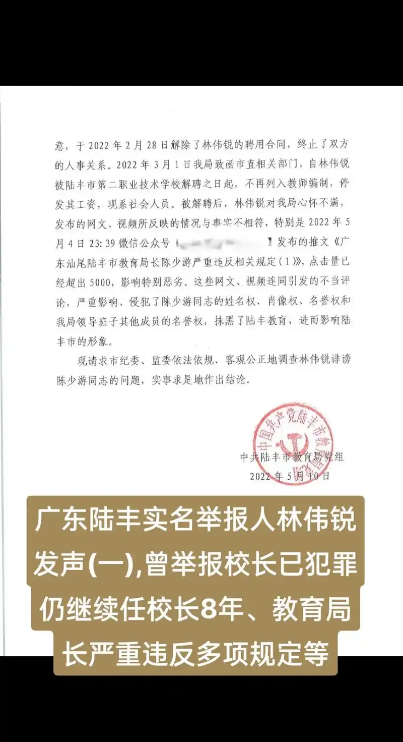 广东陆丰实名举报人林伟 - 抖音