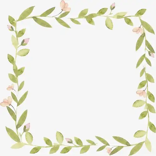 绿色,美丽,简约,装饰,商务,素描,大方,手绘