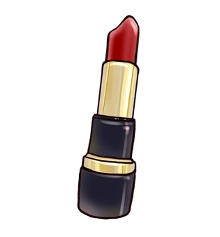 母亲节表白节手绘红色口红送礼物