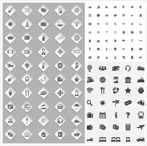 网页小图标矢量