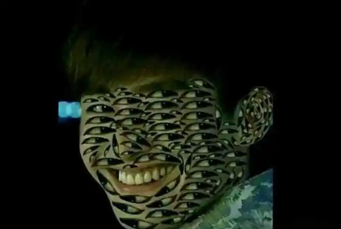 张翰全是眼睛的图片满脸都是密集的眼睛很吓人