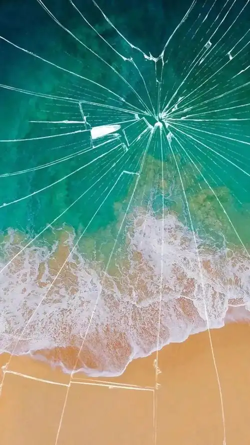 碎屏系壁纸刚买的手机屏幕烂了嘛