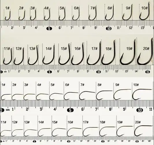 海钓钩鱼钩长柄管付鲈鱼有倒刺散装挂泥鳅钩海钓管付丸世带圈有倒刺40