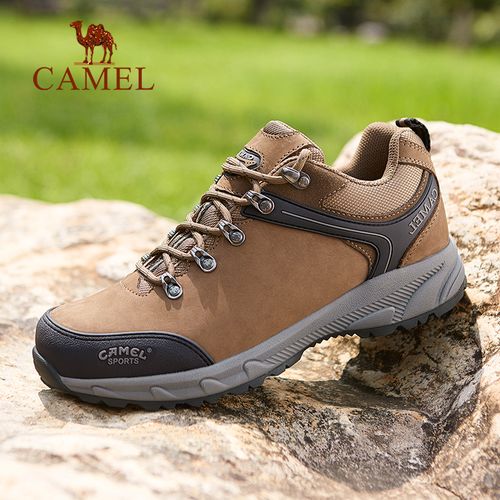 骆驼牌登山鞋真皮2022年秋冬季男士户外防水防滑徒步登山鞋