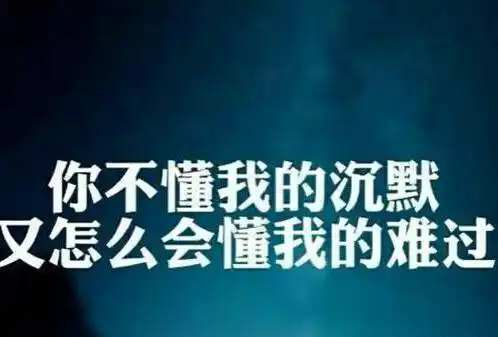 心累没人知道,只有自己品味,沉默无人能懂,就自己静静体会_是一种