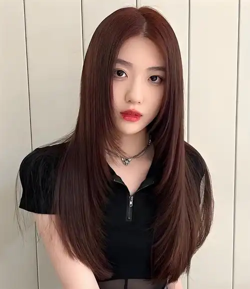 直发发型||#柔顺 喜欢直发的美女们,快