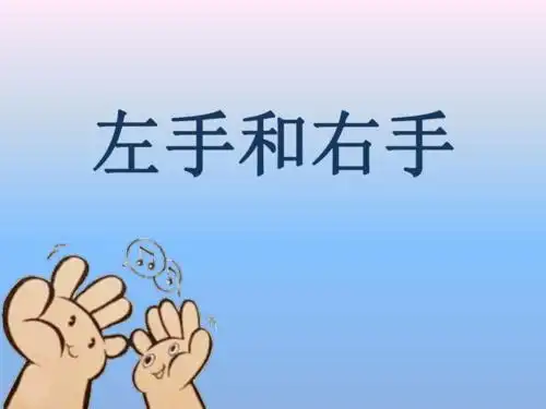 111歌曲左手和右手课件8张