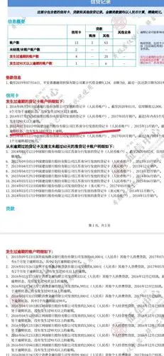 黑户两张图对比一下近一年的信用报告