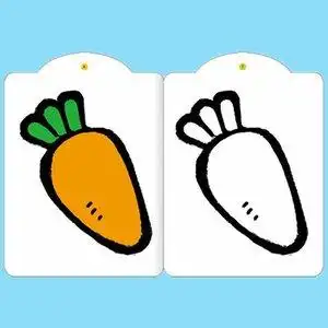 宝宝早教简笔画0123岁画册幼儿童学画画描红本涂鸦蜡笔临摹填充色书