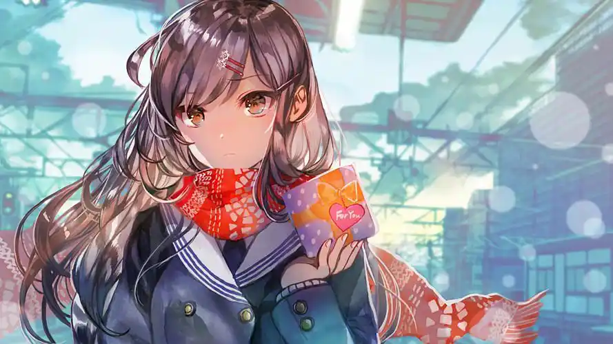 日本二次元美女高清卡通人物桌面壁纸二次元动漫卡通美女唯美