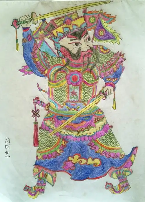 四下春节到画门神