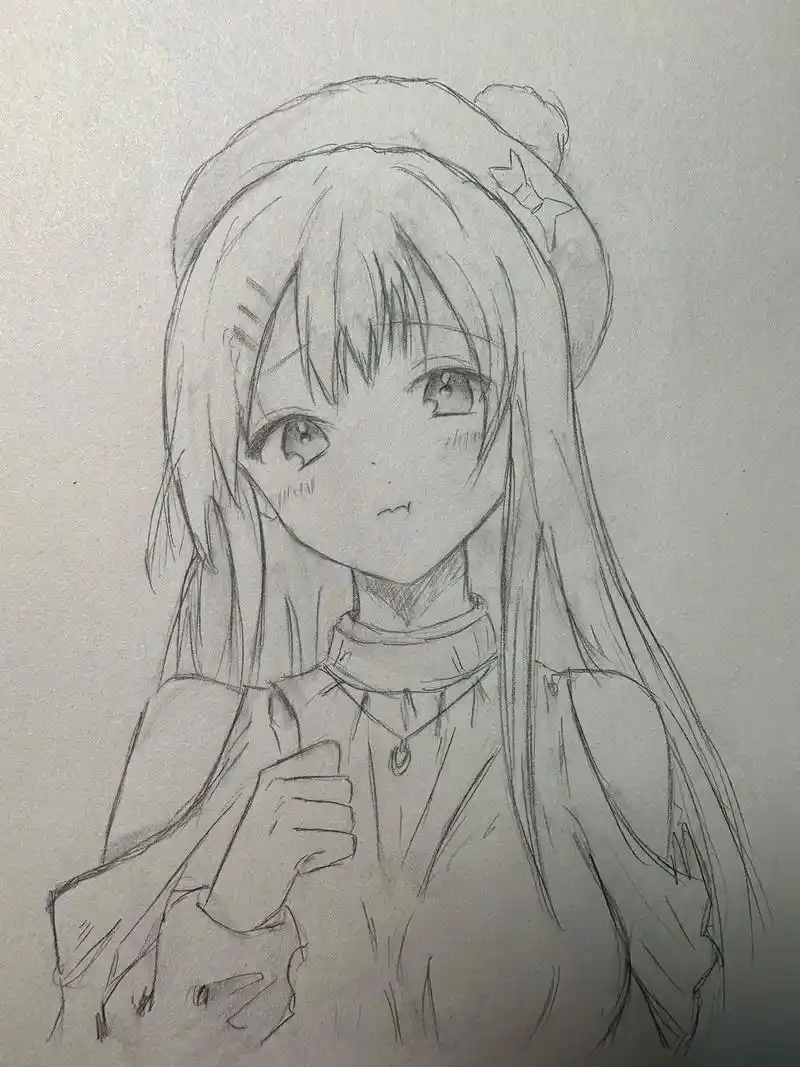 真昼简直是理想型#临摹 #手绘 #画画 #椎名真昼 #美女 - 抖音