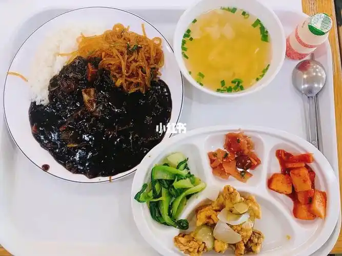 外大食堂教授会馆|6500定食_蛋花汤_韩国外国语大学攻略_美食_美食