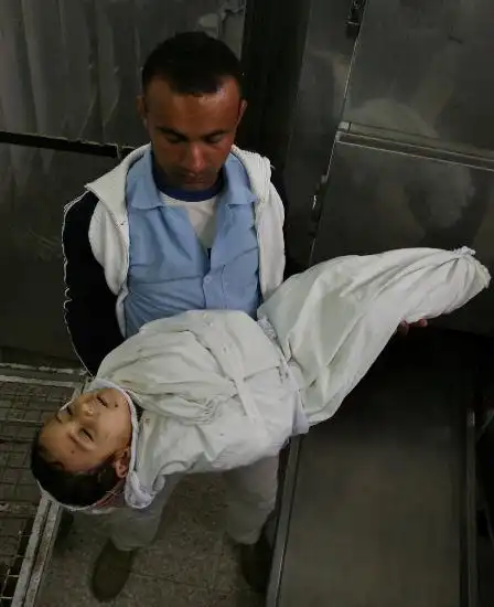 图文:(国际)(1)以军和巴武装人员交火导致一名男孩死亡