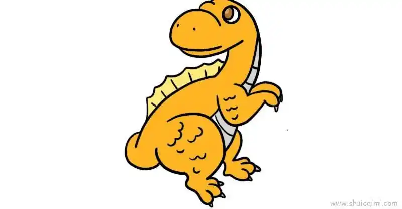 恐龙儿童画怎么画 恐龙简笔画图片大全