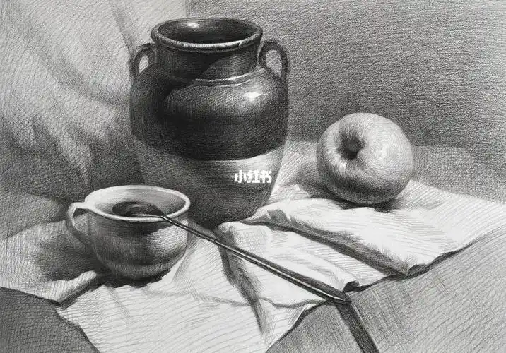 素描静物组合3(详细步骤)