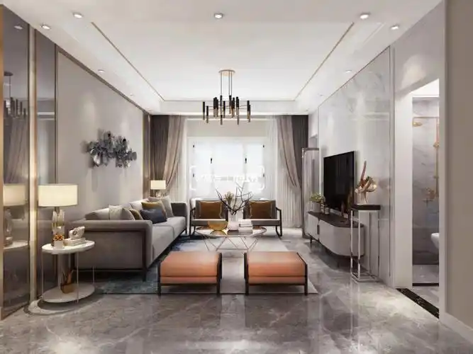 威海装修128㎡现代轻奢风格之家