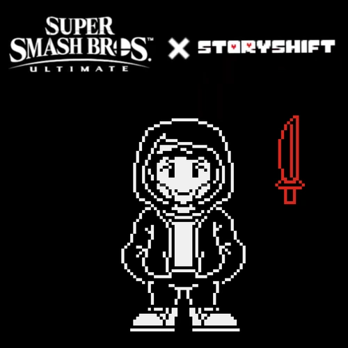 《任天堂全明星大乱斗》曲画的像素,选用的是 《mad time trio》chara