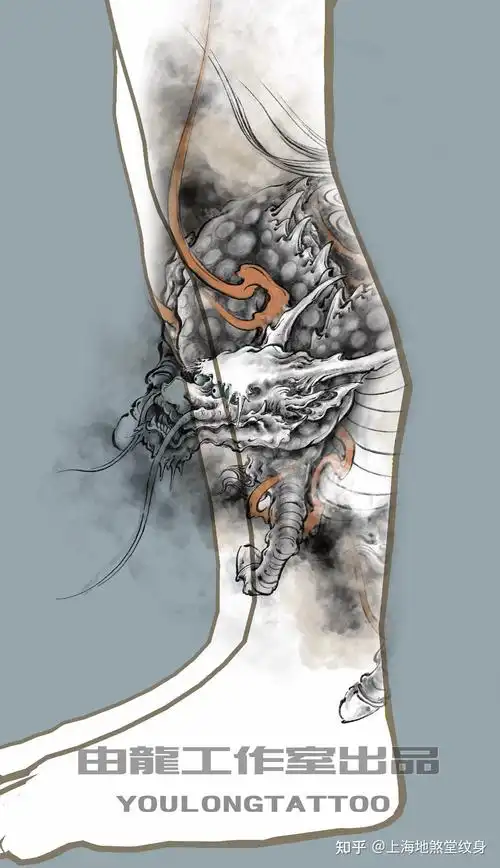 神兽麒麟纹身手稿推荐 - 知乎