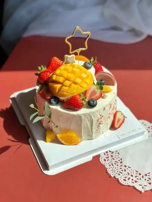 六寸水果款蛋糕