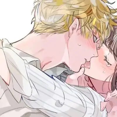 (动漫头像:亲亲)我也想与喜欢的人谈_情侣头像_我要个性网