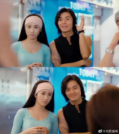 陈浩南和小结巴#郑伊健##黎姿