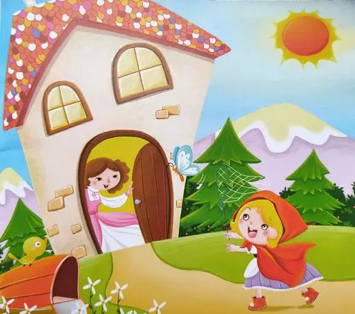 南屏镇中心幼儿园——紫竹园绘本故事分享《小红帽》