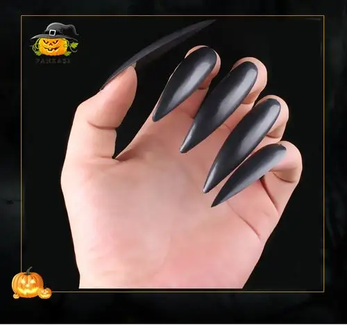 万圣节10pcs指甲贞子吸血鬼巫婆指甲鬼屋影视道具僵尸化妆舞会配