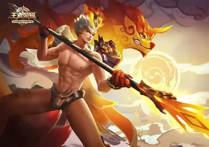 王者荣耀英雄清凉图:杨戬-永曜之星_老爷