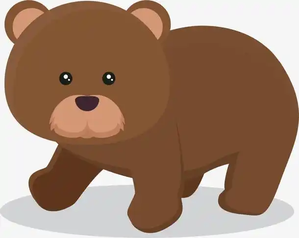 关键词 : 棕熊,动物,可爱卡通,扁平化,呆萌,矢量图案[声明] 觅元素