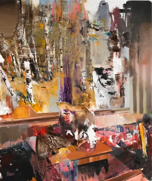 阿德里安格尼adrianghenie抽象油画作品高清