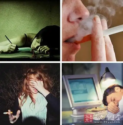 有肝病史,常喝酒,抽烟,熬夜的人群更容易出现此症,常伴有乏力,胃口不