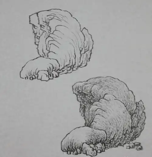 国画教程工笔山水石头怎么皴