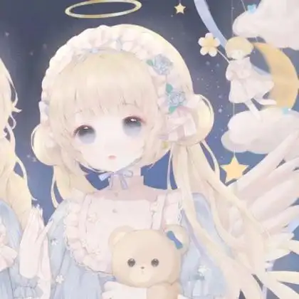 清新仙气动漫两人闺蜜头像图片