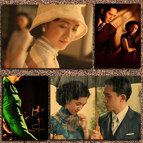 色戒汤唯梁朝伟王家卫经典电影海报复古牛皮纸装饰画酒吧客厅贴纸